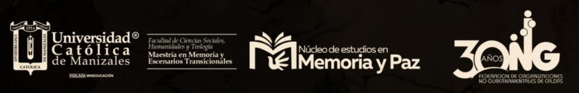 Charla: ¿Hacia una Paz Posthumanista?: Naturaleza como Sujeto de Dolor