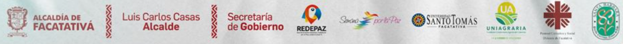 FACATATIVÁ CONMEMORA LA SEMANA POR LA PAZ – Jueves 11: Taller de convivencia escolar en la Institución Educativa Manuela Ayala de Gaitán.