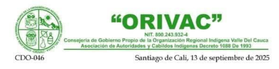 Comunicado ORIVAC