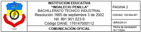 La educación abraza la memoria: la escuela como territorio de paz – Institución Educativa Inadelcio Penilla (Valle del Cauca: Cartago)