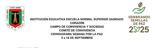 La educación abraza la memoria: la escuela como territorio de paz – Institución Educativa Escuela Normal Superior Sagrado Corazón (Caldas: Riosucio)